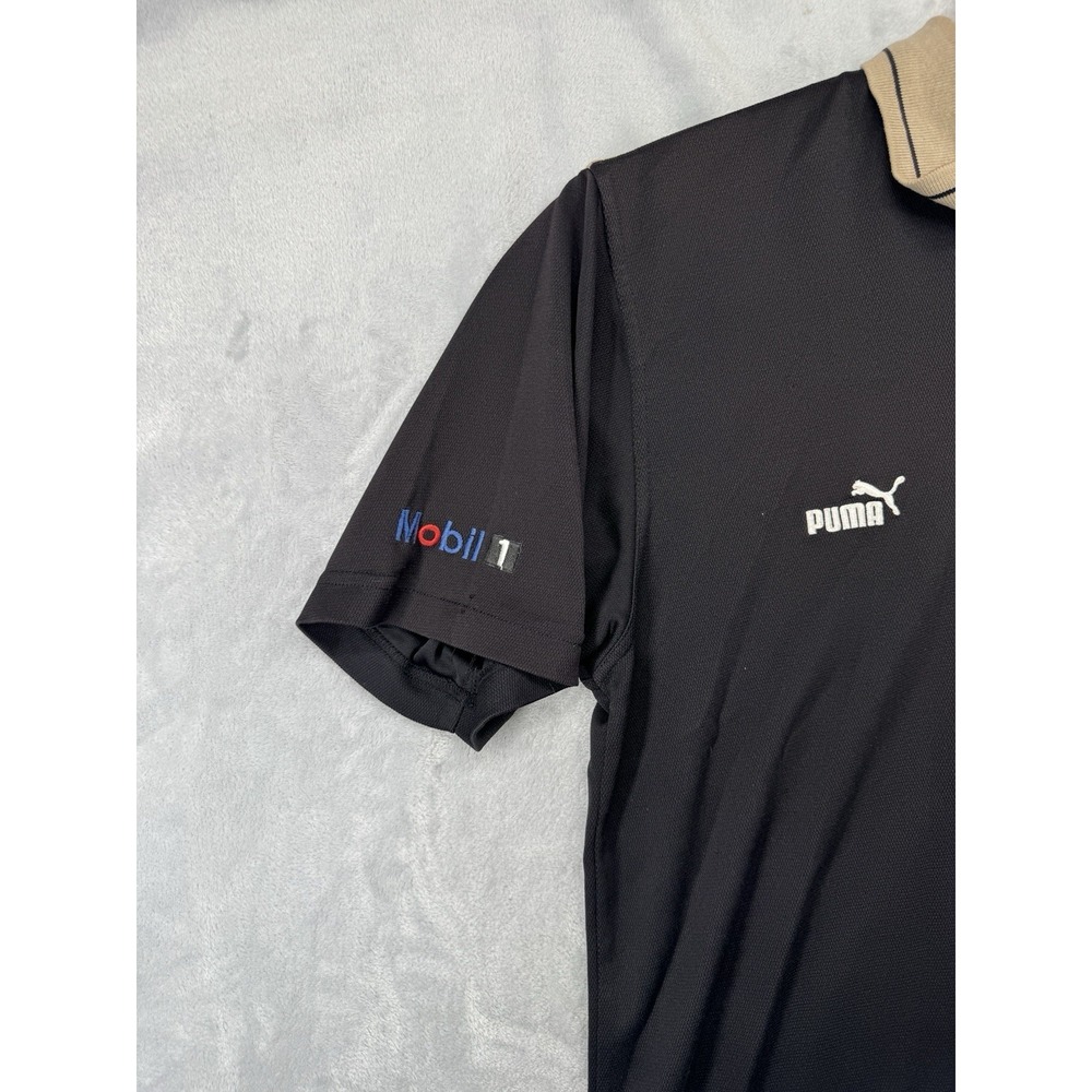 Puma Porsche Polo Shirt Mobil1 Shop Shirt‎ Black Men's 24x26 READ - Picture 8 of 8